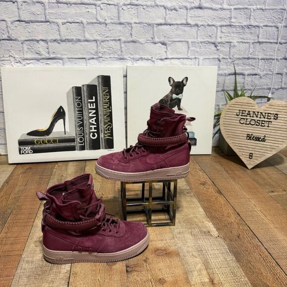 Women’s SF Air Force 1 'Vintage Wine' size 9 - Picture 3 of 14